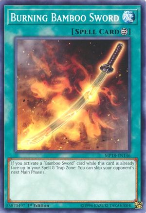 Burning Bamboo Sword (MP18-EN146) - 2018 Mega-Tins Mega Pack 1st Edition