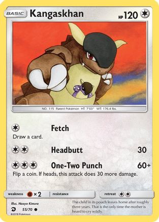 Kangaskhan  - Reverse Holofoil Dragon Majesty - Common