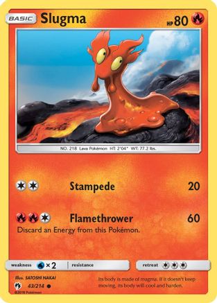 Slugma/214  SM  Lost Thunder - Common