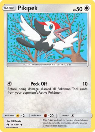 Pikipek (163)  SM  Lost Thunder - Common