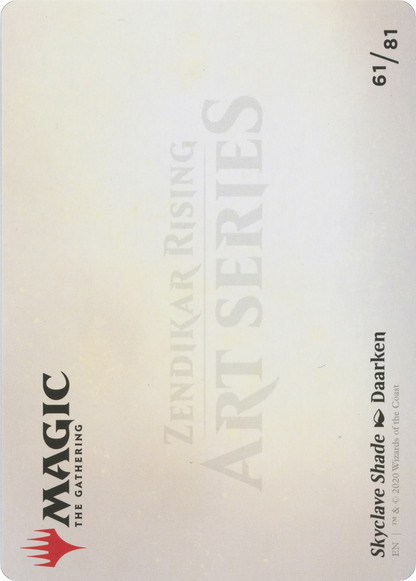 Skyclave Shade // Skyclave Shade (AZNR-061) - Zendikar Rising Art Series (Borderless)