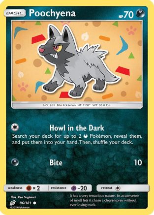 Poochyena 086  SM  Team Up - Common