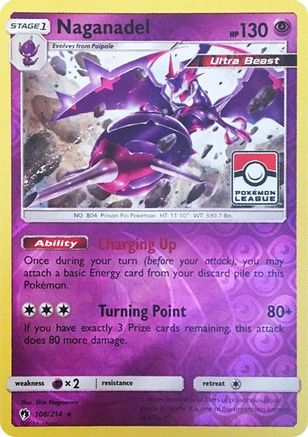 Naganadel (Pokemon League) 108/214  - Reverse Holofoil League & Championship Cards - Promo