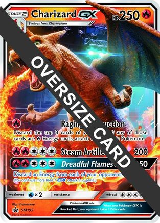 Charizard GX - SM195 (SM Black Star Promo)  - Holofoil Jumbo Cards - Promo
