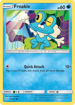 Froakie 051  SM  Unbroken Bonds - Common