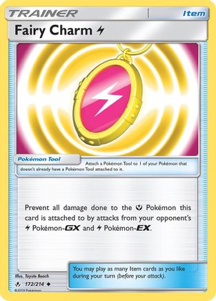 Fairy Charm L  - Reverse Holofoil SM  Unbroken Bonds - Uncommon