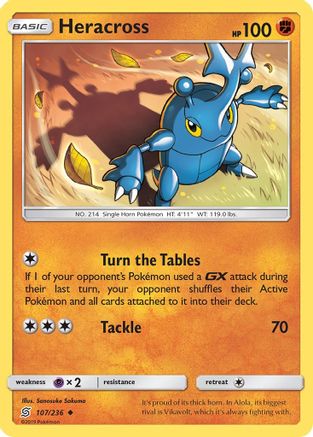 Heracross/236  SM  Unified Minds - Uncommon