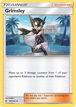 Grimsley  - Reverse Holofoil SM  Unified Minds - Uncommon