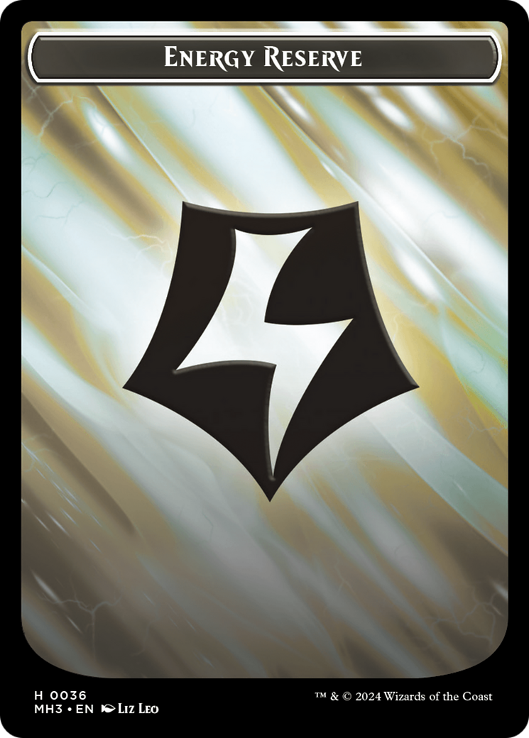 Energy Reserve (TMH3-036) - Modern Horizons 3 Tokens