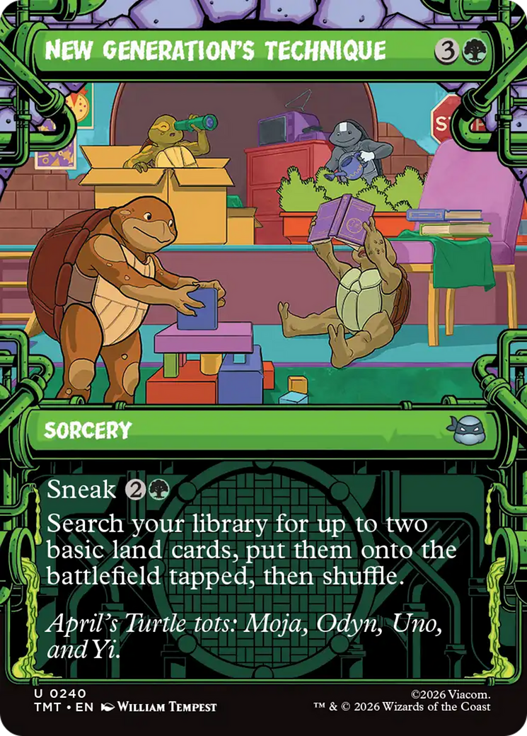 New Generation's Technique (Showcase) [Teenage Mutant Ninja Turtles]