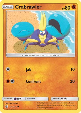 Crabrawler  SM  Cosmic Eclipse - Common