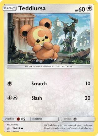 Teddiursa 171  SM  Cosmic Eclipse - Common