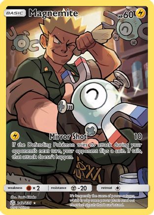 Magnemite (Secret) 242  - Holofoil SM  Cosmic Eclipse - Secret Rare
