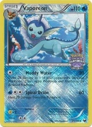 Vaporeon - 25/108 (State Championships)/108  - Reverse Holofoil League & Championship Cards - Promo