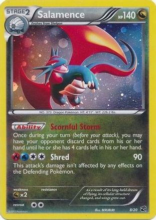 Salamence (Cosmos Holo) 008/20  - Holofoil Blister Exclusives - Promo