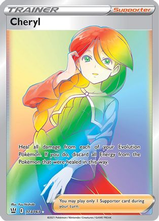 Cheryl (Secret)  - Holofoil SWSH05 Battle Styles - Secret Rare
