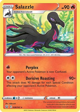 Salazzle 028  SWSH05 Battle Styles - Rare