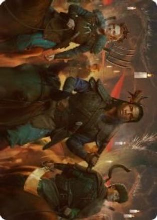 Candlelit Cavalry Art Card (ASMID-048) - Art Series: Innistrad: Midnight Hunt