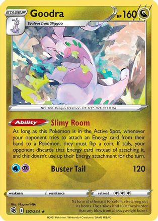 Goodra 197  SWSH08 Fusion Strike - Rare