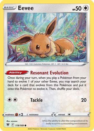 Eevee 119  SWSH10 Astral Radiance - Common