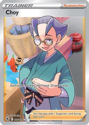 Choy (Full Art) 182  - Holofoil SWSH10 Astral Radiance - Ultra Rare