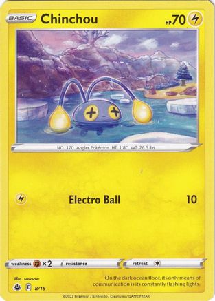Chinchou 008/15  McDonalds Promos 2022 - Promo