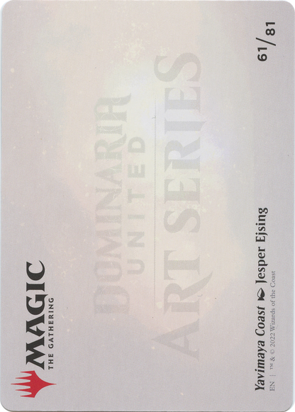 Yavimaya Coast // Yavimaya Coast (ADMU-061) - Dominaria United Art Series (Borderless) Foil
