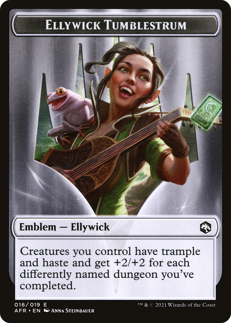 Ellywick Tumblestrum Emblem (TAFR-016) - Adventures in the Forgotten Realms Tokens