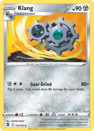 Klang 124  SWSH12 Silver Tempest - Uncommon