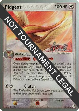 Pidgeot - 2006 (Jimmy Ballard) 010  World Championship Decks - Rare