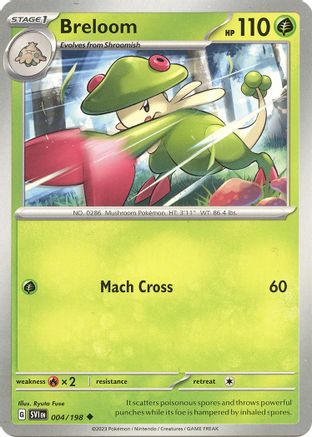 Breloom 004  SV01 Scarlet & Violet Base Set - Uncommon