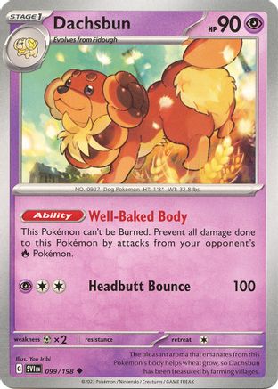 Dachsbun 099  SV01 Scarlet & Violet Base Set - Uncommon