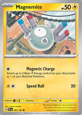 Magnemite 065  SV02 Paldea Evolved - Common