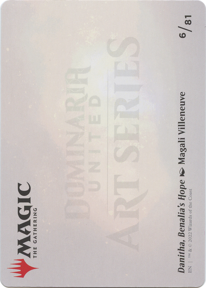 Danitha, Benalia's Hope // Danitha, Benalia's Hope (ADMU-006) - Dominaria United Art Series (Borderless)