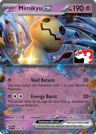 Mimikyu ex  - Holofoil Prize Pack Series Cards - Promo