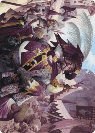 Discerning Financier Art Card (ASWOE-002) [Art Series: Wilds of Eldraine]