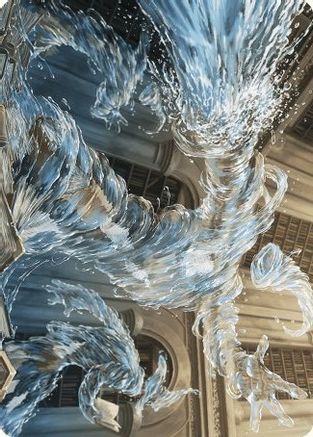 Splashy Spellcaster Art Card (ASWOE-009) [Art Series: Wilds of Eldraine]