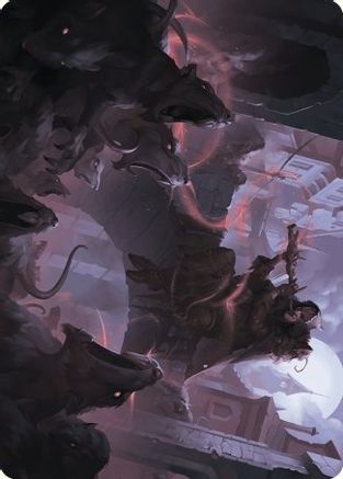 Gnawing Crescendo Art Card (ASWOE-017) [Art Series: Wilds of Eldraine]