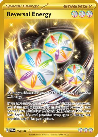 Reversal Energy 266/182  - Holofoil SV04 Paradox Rift - Hyper Rare