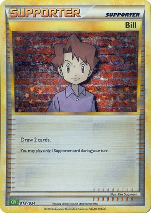Bill (CLV) 018  - Holofoil Trading Card Game Classic - Classic Collection