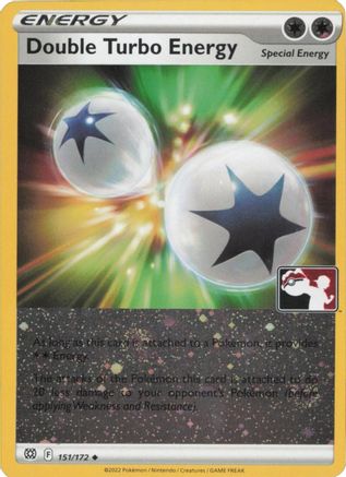 Double Turbo Energy (Cosmos Holo)/172  - Holofoil Prize Pack Series Cards - Uncommon