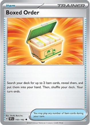 Boxed Order 143  SV05 Temporal Forces - Uncommon