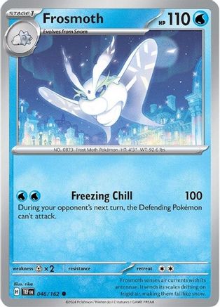 Frosmoth 046  - Reverse Holofoil SV05 Temporal Forces - Common