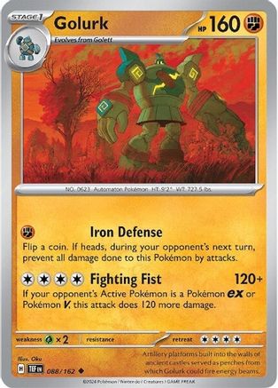 Golurk 088  SV05 Temporal Forces - Uncommon