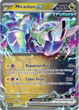 Miraidon ex 122  - Holofoil SV05 Temporal Forces - Double Rare