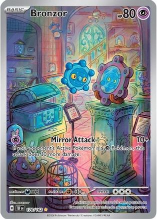 Bronzor 170/162  - Holofoil SV05 Temporal Forces - Illustration Rare