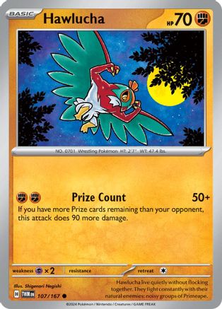 Hawlucha 107  SV06 Twilight Masquerade - Common