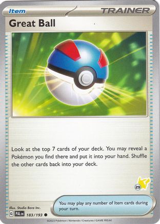 Great Ball - Pikachu 29  Battle Academy 2024 - Common