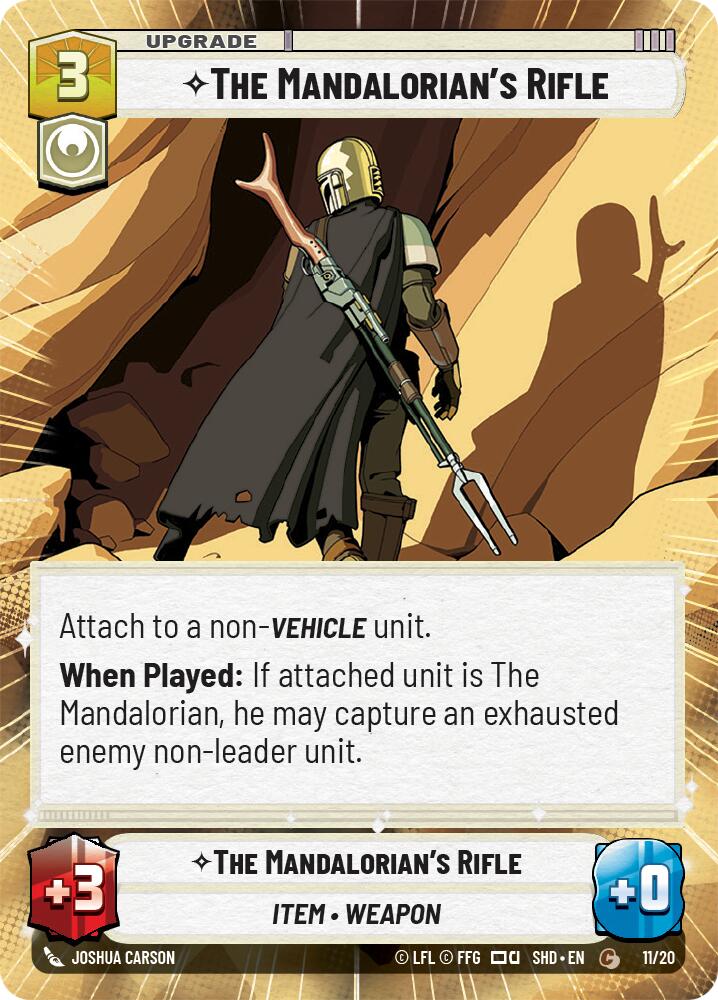 The Mandalorian's Rifle (11/20) (Hyperspace) (11/20) [Shadows of the Galaxy: Weekly Play]