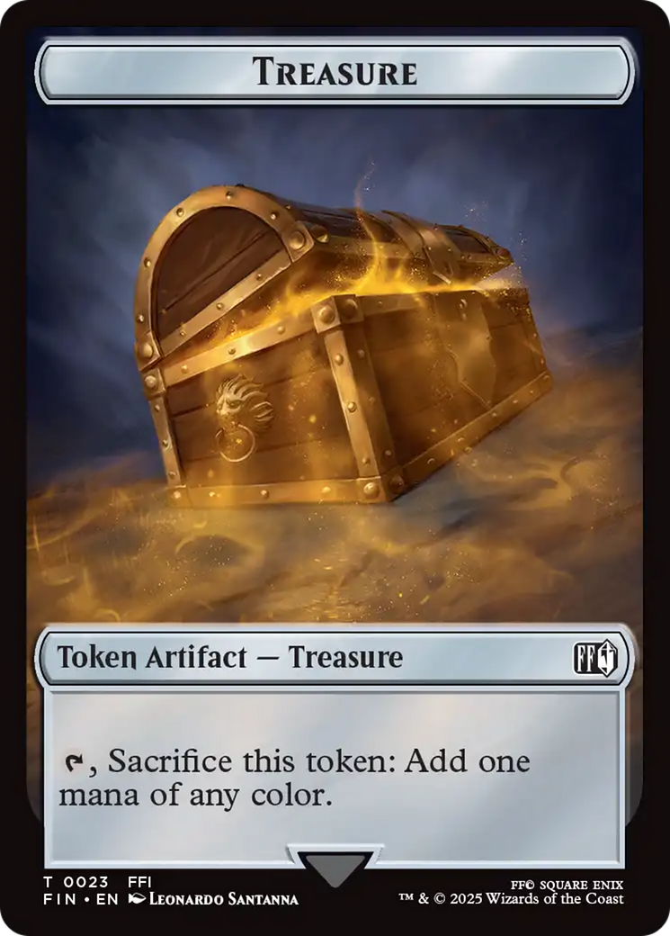 Treasure (0023) // Copy (0001) Double-Sided Token [FINAL FANTASY Tokens]